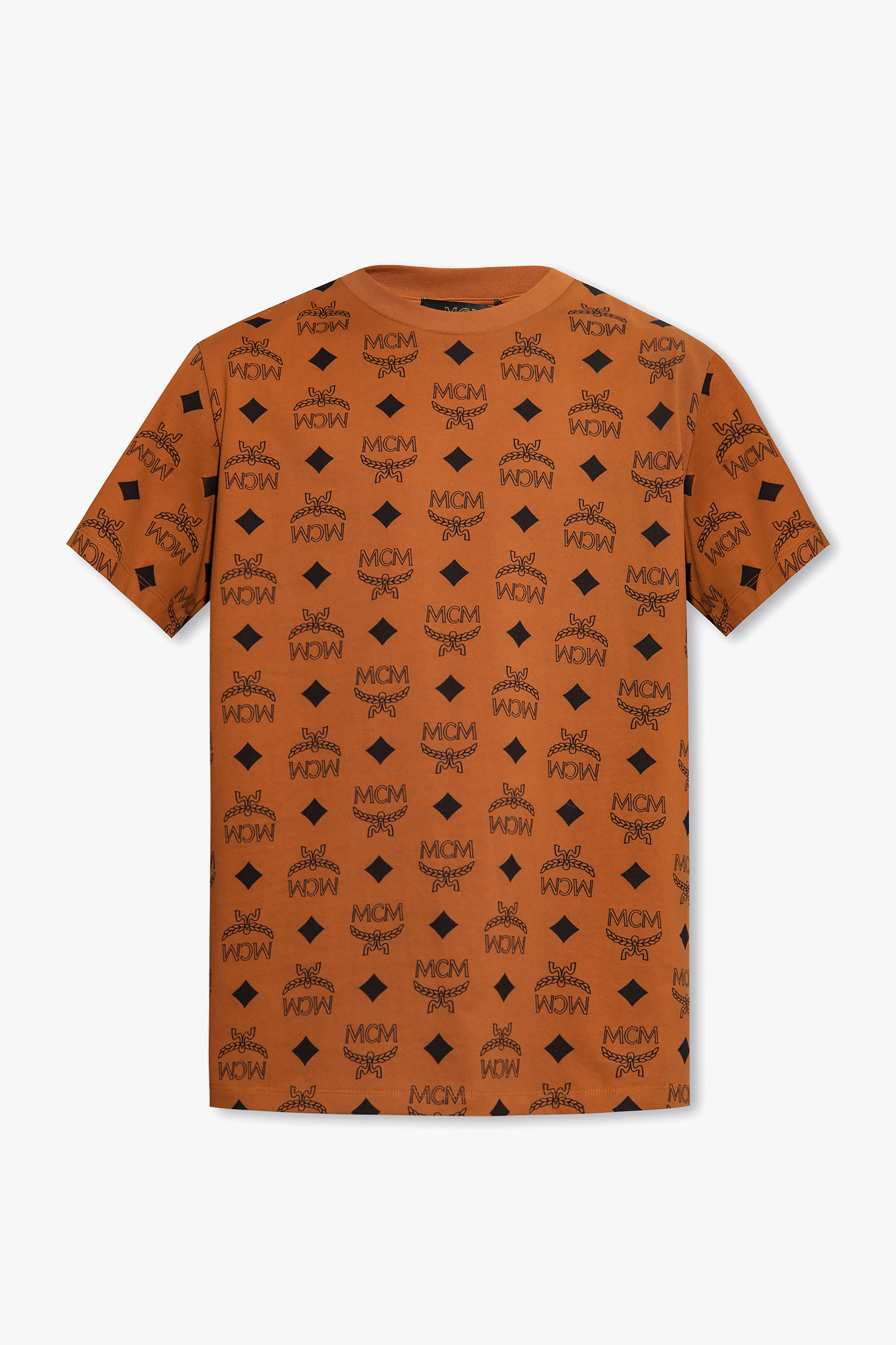 【関税&送料込】Mcm Grey Cotton T-Shirt shirt MCM - SchaferandweinerShops Nicaragua - Brown